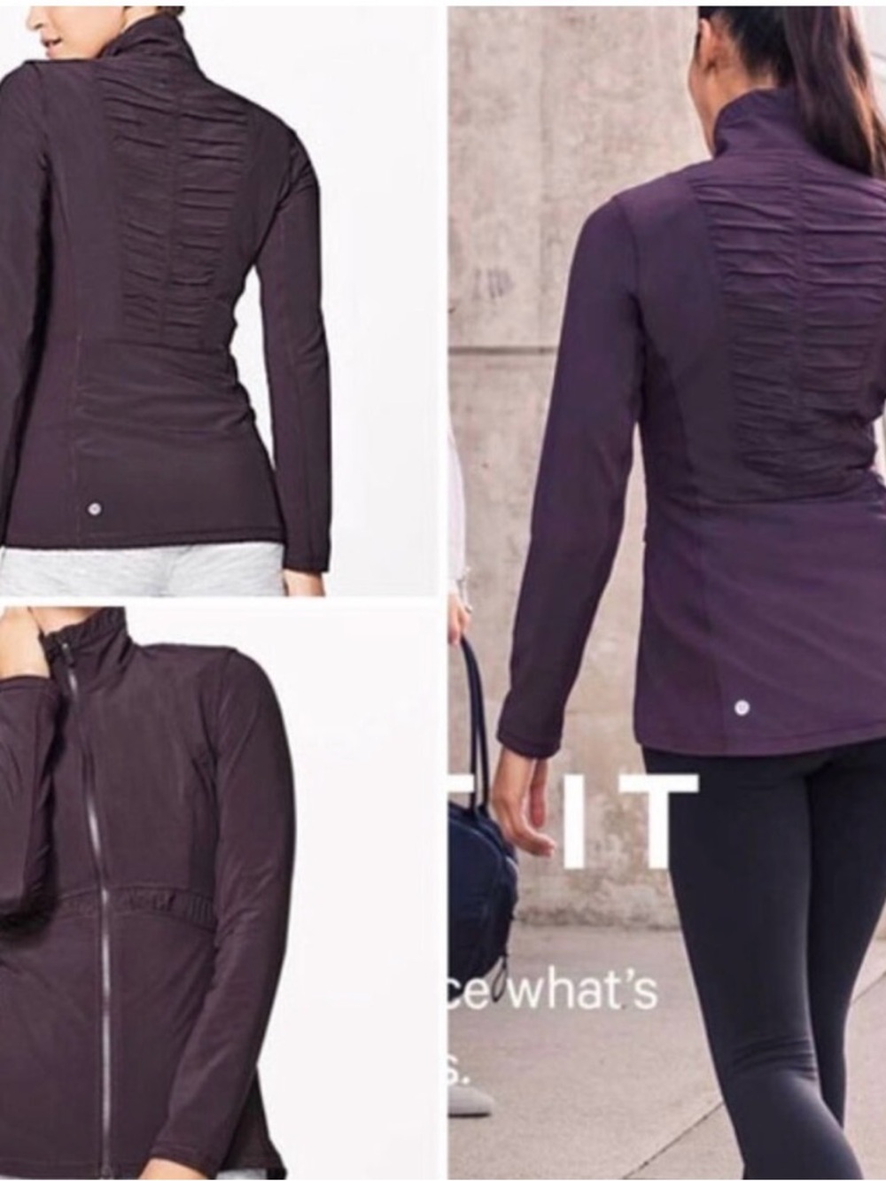 NWOT Lululemon Round Trip Jacket 8 Pelt Dark Mauve Purple